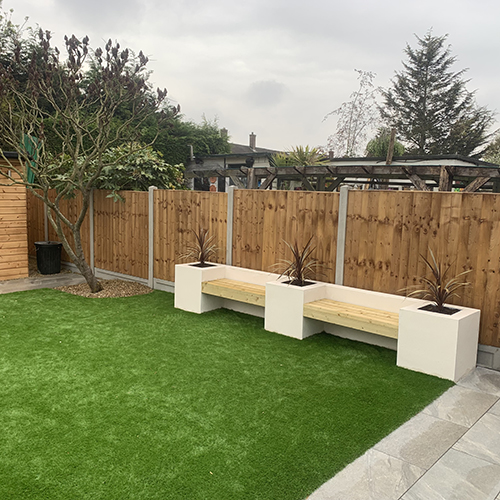 Concrete post garden fencing essex